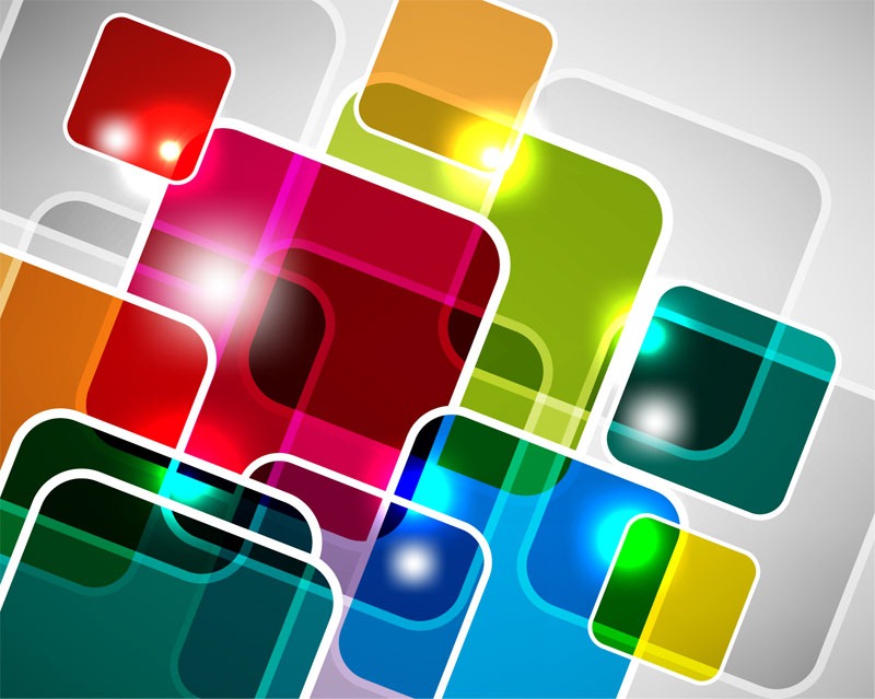Abstract Square Vector