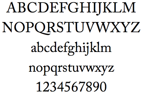 Adobe Caslon Font