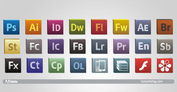 Adobe Icons Vector