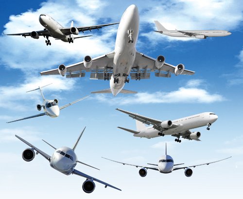 13 Airplane Template PSD Images