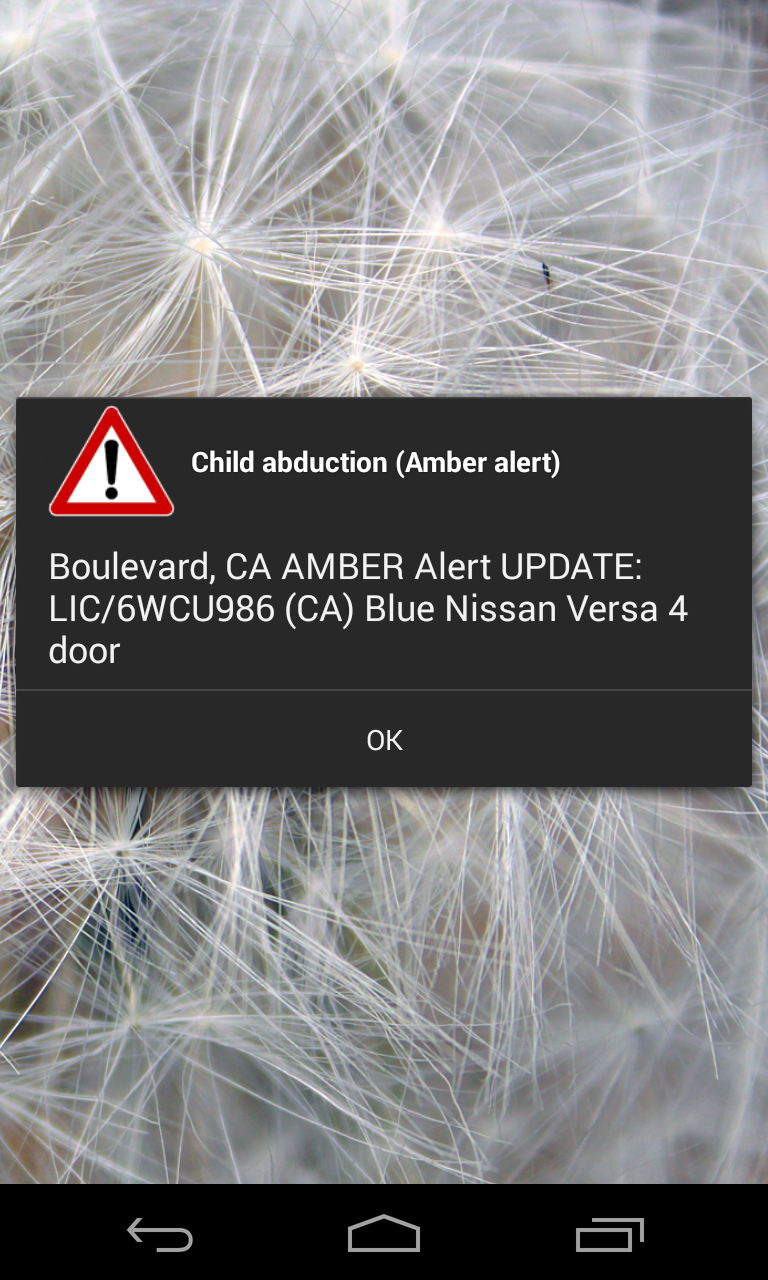 Amber Alert On iPhone