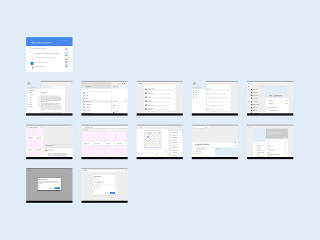 12 Tablet UI Android PSD Images