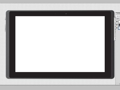 Android Tablet Vector Template