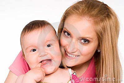 Baby Smiling at Mom