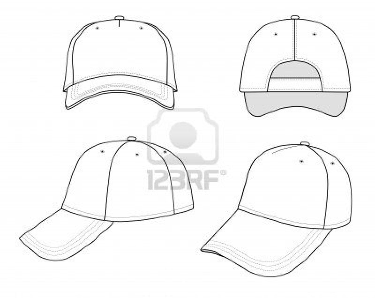 Baseball Cap Blank Template