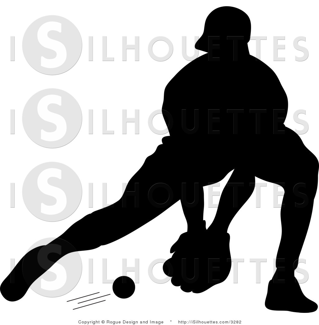 Baseball Player Silhouette Clip Art