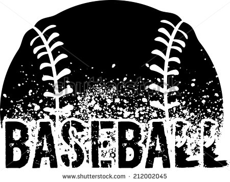 Baseball Silhouettes Word