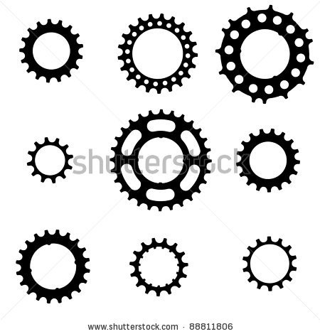 Bicycle Sprocket Vector