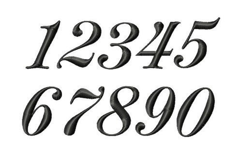 Big Fancy Numbers Font Big Fancy Numbers Font