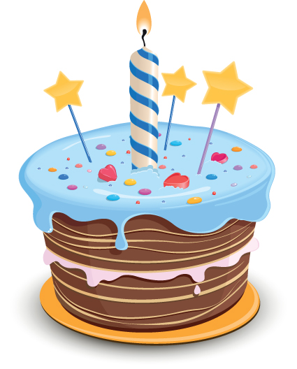 Birthday Cake Vector