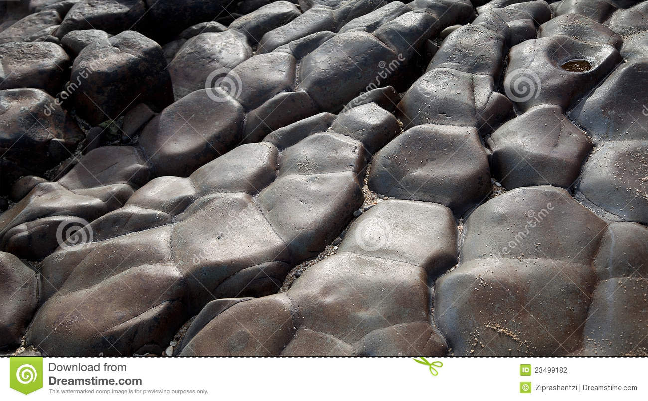 Black Smooth Stone Rocks