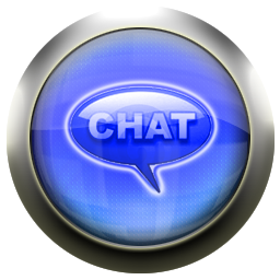 Blue Chat Icon