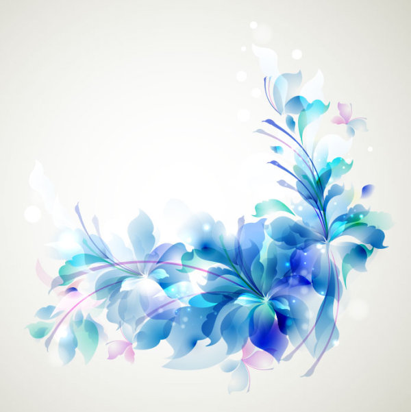 Blue Flower Vector Blue Flower Vector