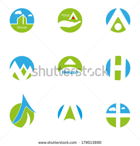 Blues and Green in Logo Design Blues and Green in Logo Design