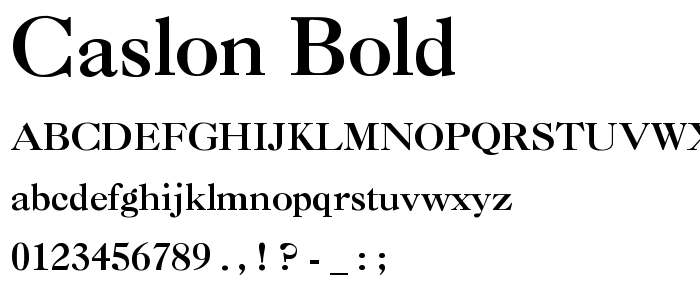 Bold Fonts