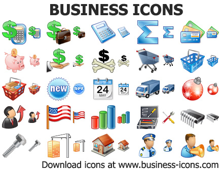 Business Icons for Windows 7