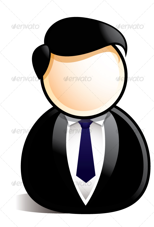 Business Man Icon Vector