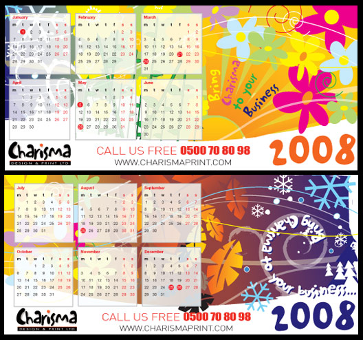Calendar Graphic Design Ideas