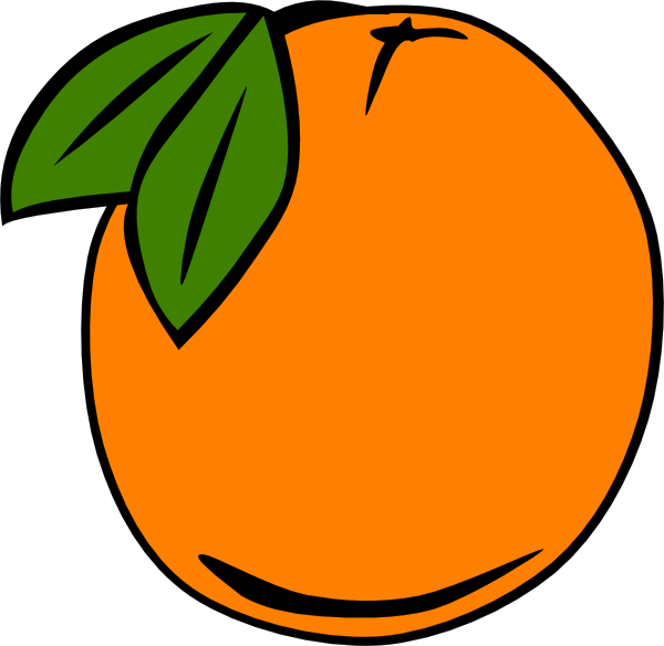 Cartoon Orange Clip Art