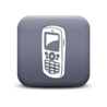 Cell Phone Icon Grey