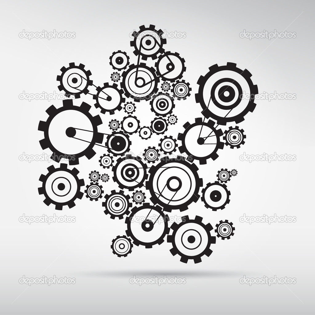 Cogs and Gears Vector