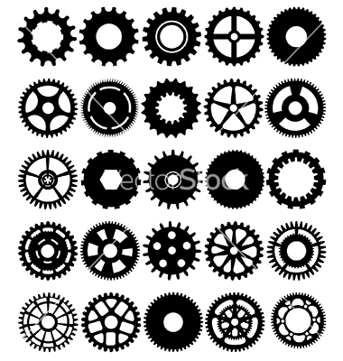 Cogs and Gears Vector