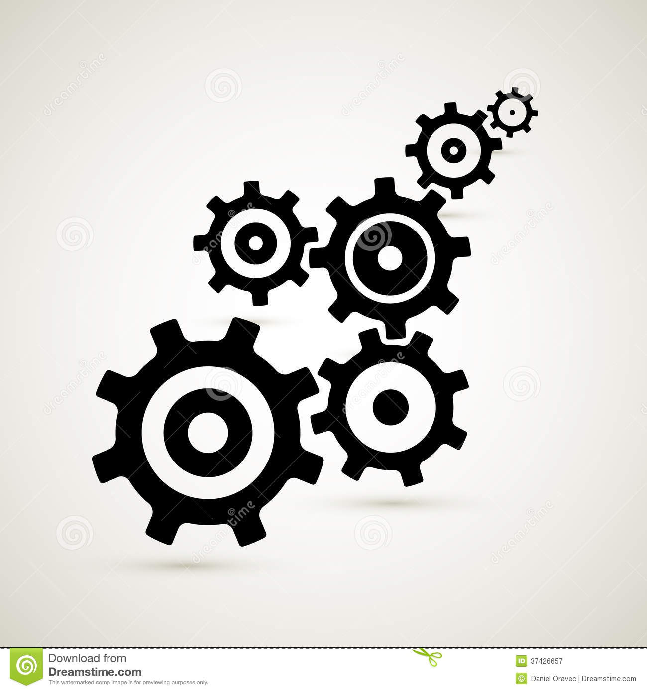 Cogs and Gears Vector