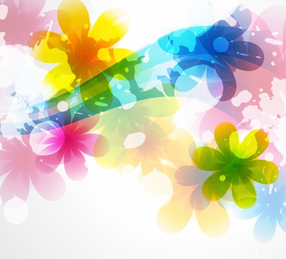 Colorful Abstract Flowers Colorful Abstract Flowers