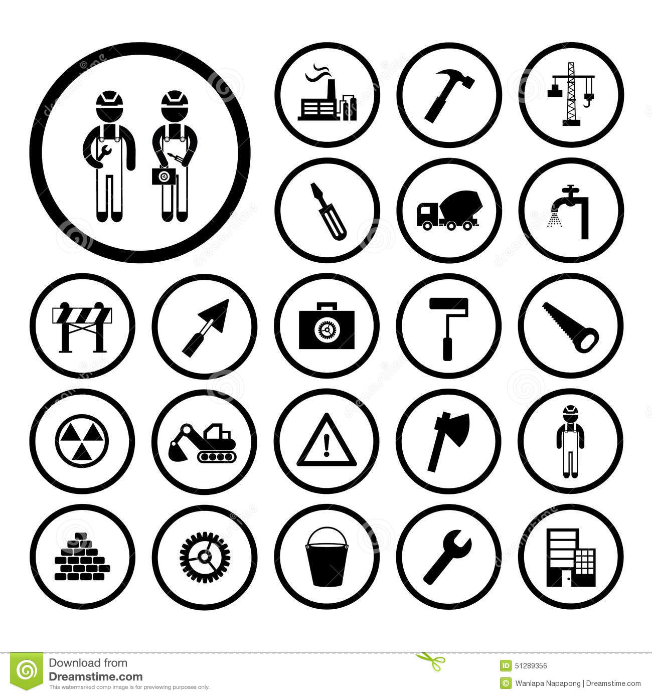 Construction Icons Vector