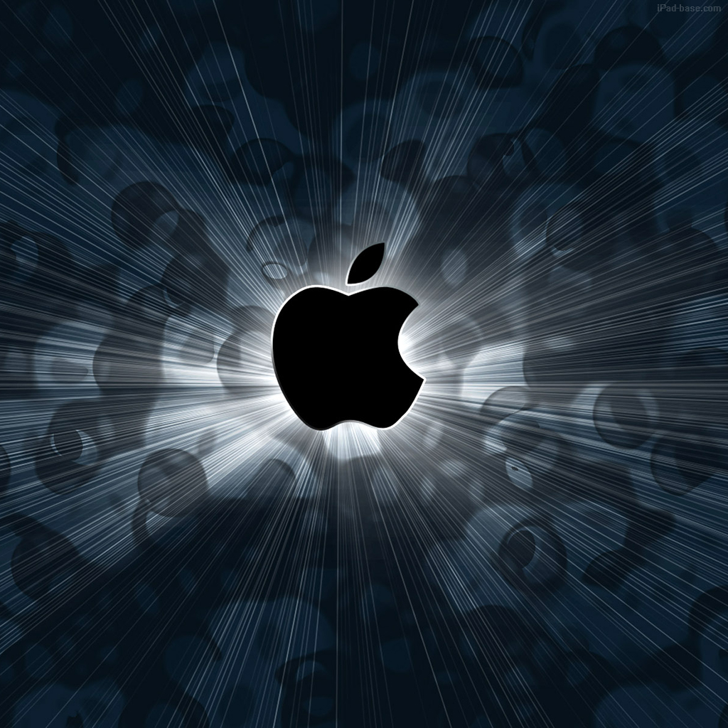 Cool Apple Logo iPad Wallpaper