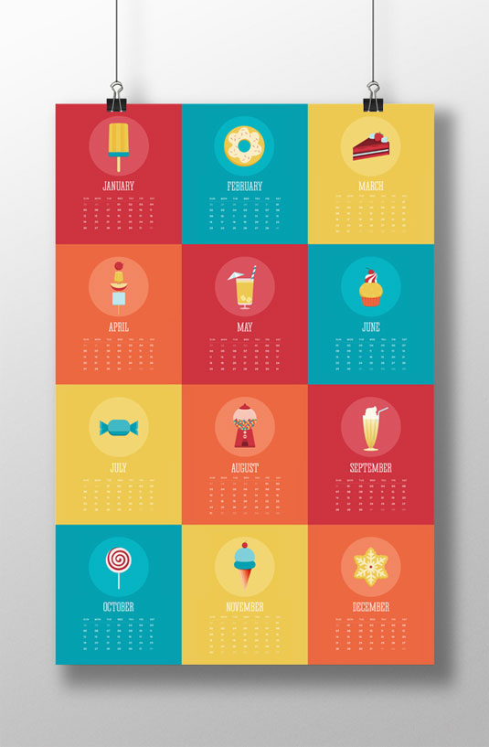 Creative Design 2014 Calendar