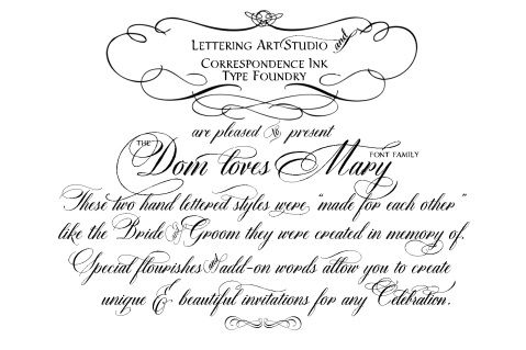 Cursive Calligraphy Fonts