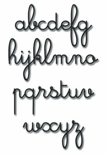Cursive Embroidery Fonts
