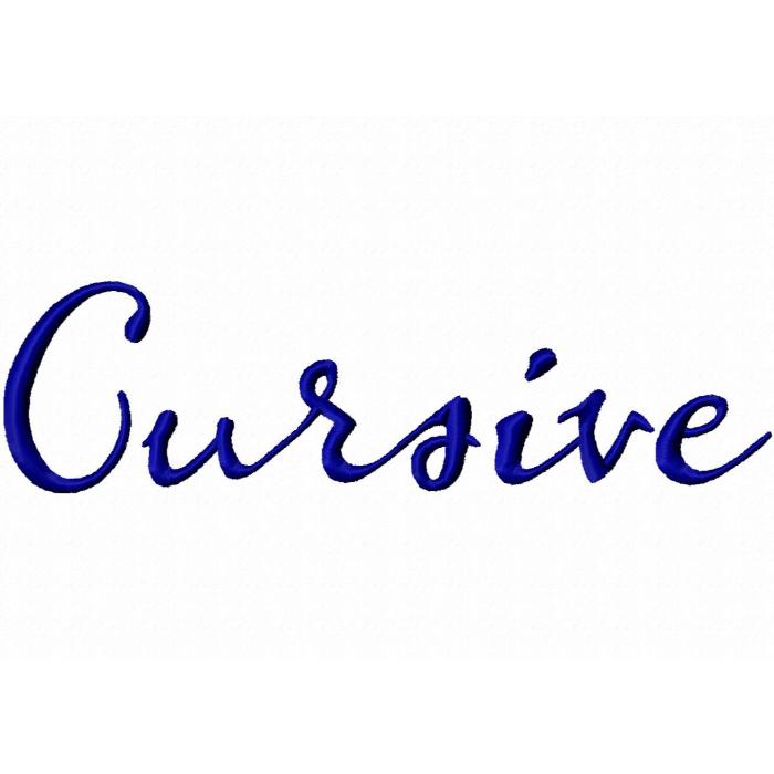 Cursive Font Clip Art