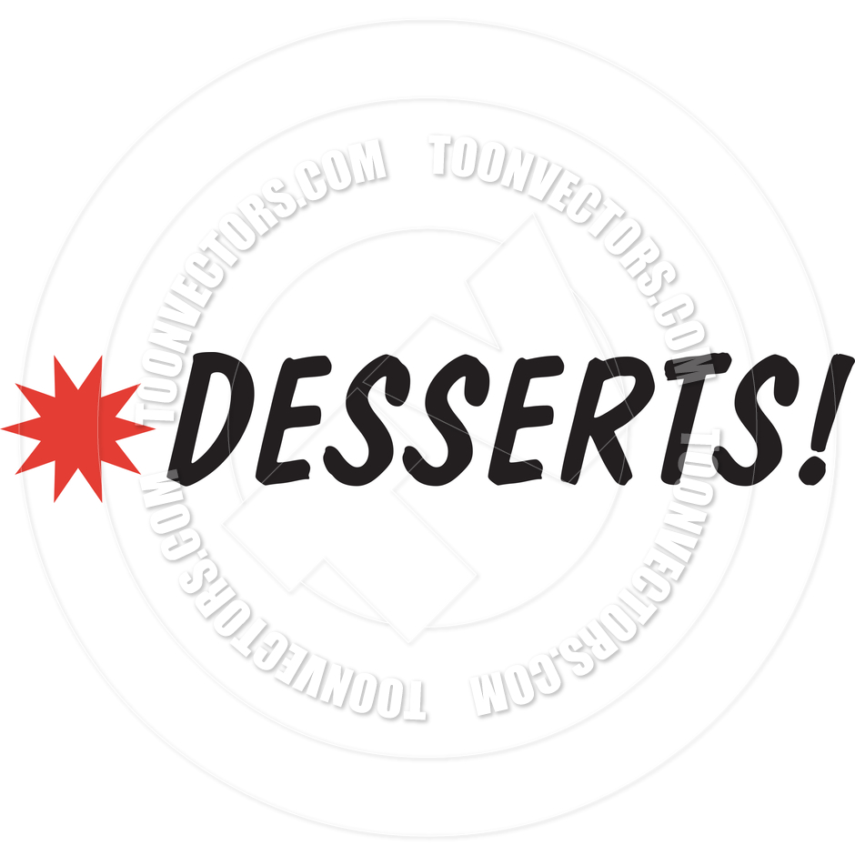 Dessert Sign Clip Art