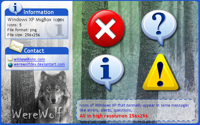 deviantART Windows XP Icons