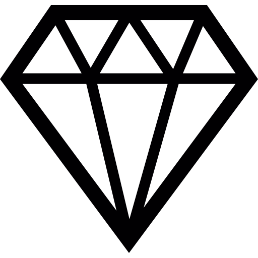 Diamond Outline Vector