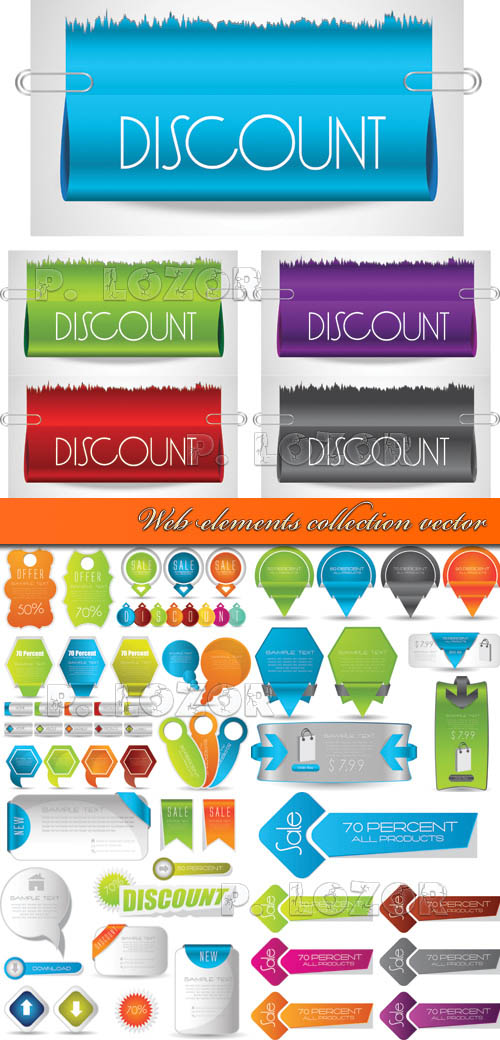 Discount Tags Vector