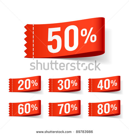 Discount Tags Vector