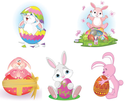 Easter Bunny Vector Graphics
