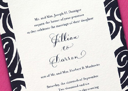 Elegant Wedding Invitation Fonts