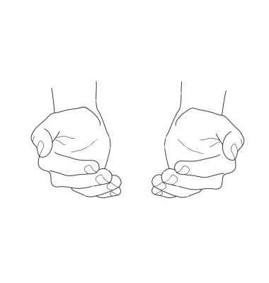 Empty Open Hands Vector