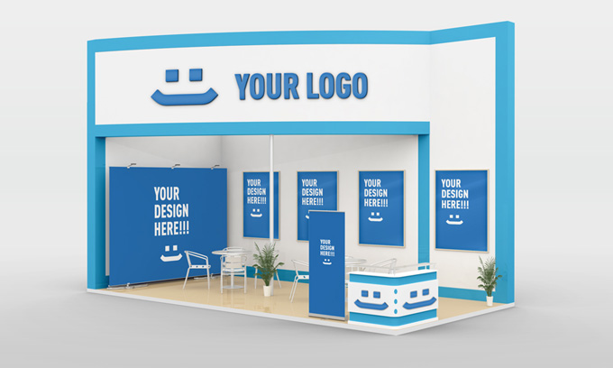 Exhibition Stand Design Mockup