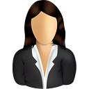 Female Business User Icon
