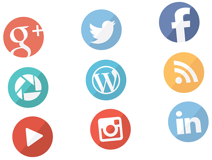 Flat Social Icons Download