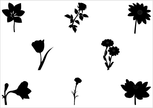 Flower Silhouette Clip Art