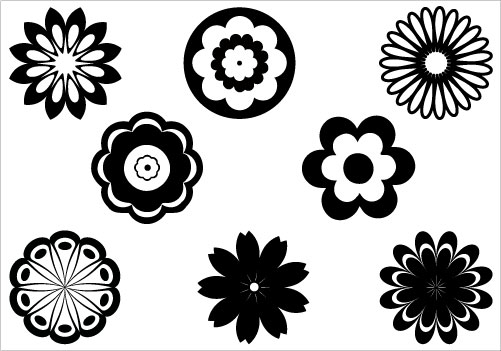 Flower Silhouette Clip Art