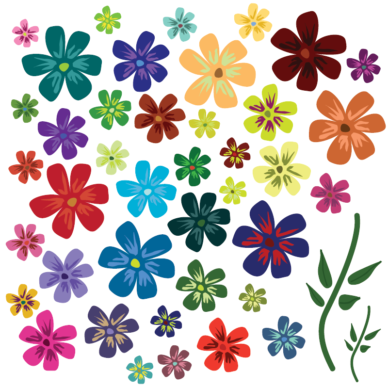 Flower Vector Free Download Flower Vector Free Download