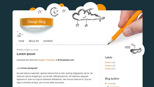 Free Blog Template Designs