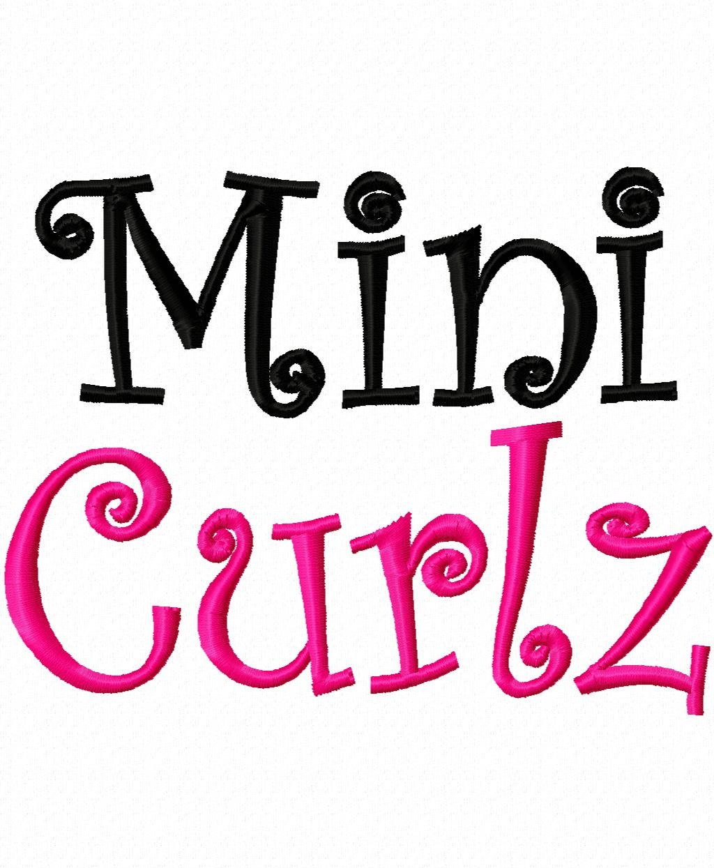 Free Curlz Embroidery Font Download